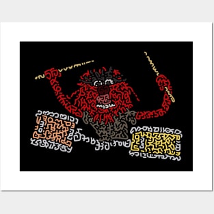 "Animal" The Crazy Drummer of the Muppet Show Posters and Art